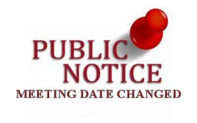 Council Meeting Date Changed