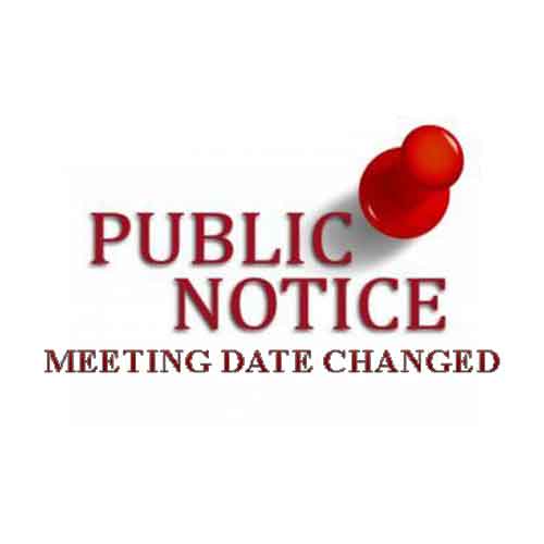 Council Meeting Date Changed