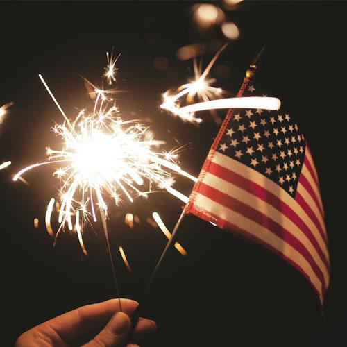 Celebrating Fourth of July