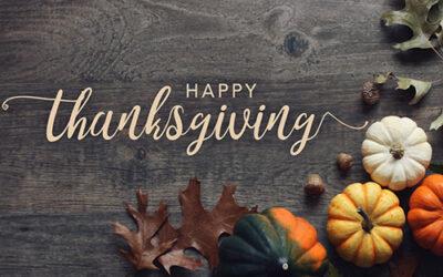 A Thanksgiving Message
