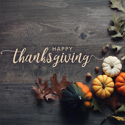A Thanksgiving Message